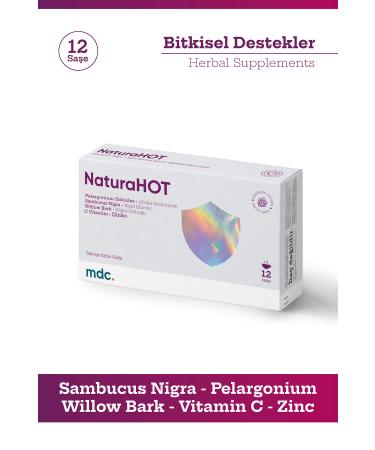MDC Naturahot 12 Sachets (Black Elderberry African Geranium Vitamin C) - Buy Online on GoSupps.com