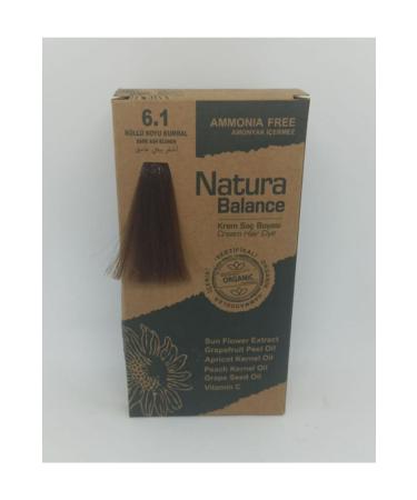 NATURABALANCE Natura Balance Organic Hair Color Set Ash Dark Blonde 6.1