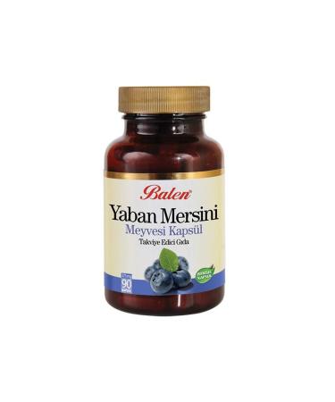 Balen Bilberry Fruit Extract Capsule Bilberi 375 Mg 90 Capsules Balen