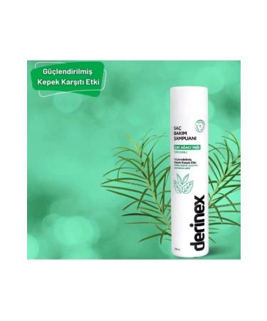 Strong Derinex Hair Care Shampoo with Tea Tree Oil and Nettle - Buy Online on GoSupps.com