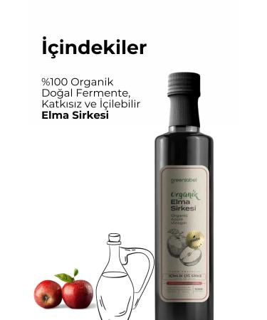 Green Label Greenlabel Organic Apple Cider Vinegar 500ml - Buy Online on GoSupps.com