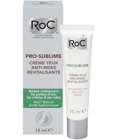 Roc Pro Sublime Anti-Wrinkle Eye Contour Cream 15 ml All Skin Types Easily Absorbed Formula