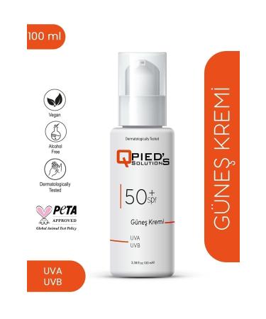 Qpieds Solutions Qpied's Solutions 50+ Spf Sun Cream 100 ml