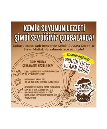 Bizim Mutfak Bone Broth Kelle Pa a Soup 65 Gr 3-Pack - Buy Online on GoSupps.com