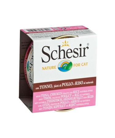 Schesir Tuna and Chicken Natural Canned Cat Food 85 Gr