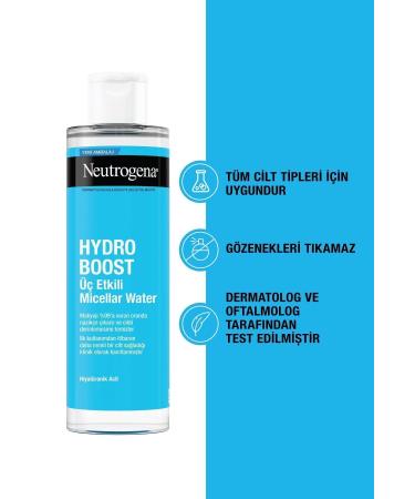 Neutrogena Hydro Boost Triple Action Micellar Water Make-Up Remover 400 ml - Buy Online on GoSupps.com