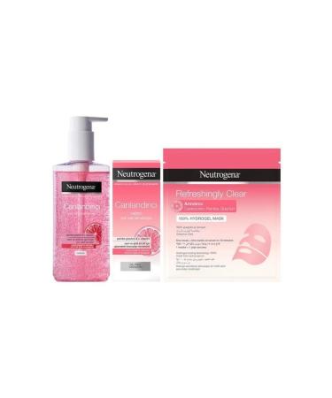Neutrogena Revitalizing Face Wash 200 ml Moisturizing Cream 50 ml Purifying Hydrogel Mask - Buy Online on GoSupps.com