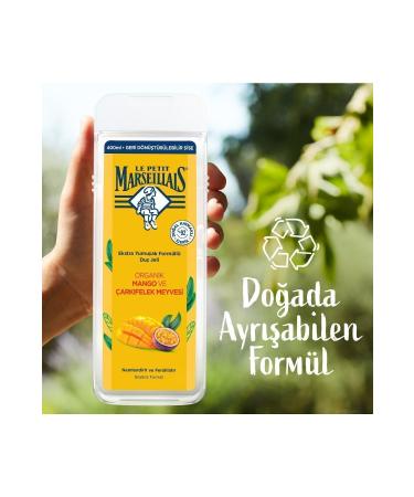 Le Petit Marseillais Lpm Organic Mango & Passion Fruit Shower Gel 400ml - Buy Online on GoSupps.com