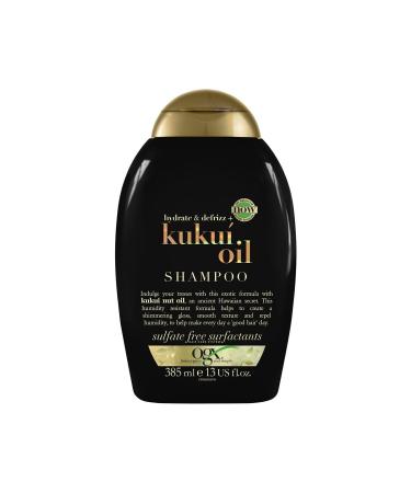 OGX Anti-Frizz Kukui Oil Sulfate-Free Shampoo 385 ml
