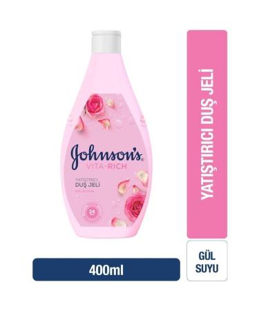 Johnson's Vita-rich Rose Water Soothing Shower Gel 400ml