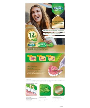 Corega Max Grip & Freshness Denture Adhesive Cream 40g X 5 Pcs - Buy Online on GoSupps.com