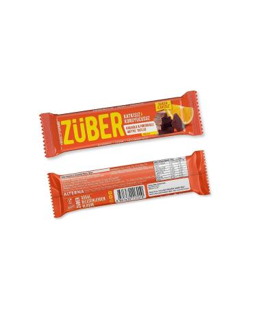 Z ber Cocoa and Orange Fruit Bar 40 Gr X 12 Pieces - Buy Online on GoSupps.com