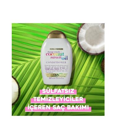 OGX Anti-Dermal Coconut Miracle Oil Sulfate-Free Hair Care Cream 385 ml - Buy Online on GoSupps.com