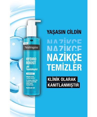 Neutrogena Hydro Boost Water Gel Facial Cleanser Unscented 200ml - Buy Online on GoSupps.com