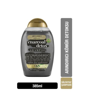 OGX Purifying Charcoal Detox Sulfate-Free Shampoo 385 ml