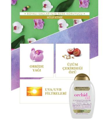 OGX Color Saver Orchid Oil Sulfate-Free Hair Conditioner 385 ml X2 - Buy Online on GoSupps.com