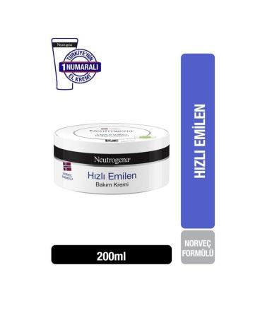 Neutrogena Norwegian Formula Fast Absorbing Care Cream 200 Ml