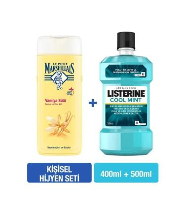 Le Petit Marseillais Vanilla Milk 400 ml + Listerine Cool Mint 500 ml Hygiene Set