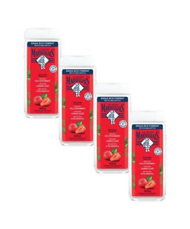 Le Petit Marseillais Mediterranean Strawberry Bath and Shower Gel Advantageous Package 650 ml X4 - Buy Online on GoSupps.com