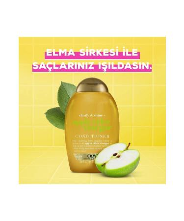 OGX Glowing Apple Cider Vinegar Hair Care Conditioner 385 ml - Buy Online on GoSupps.com