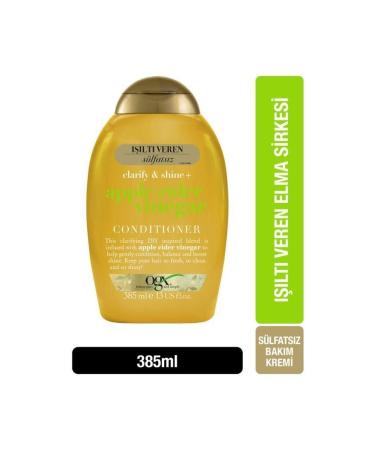 OGX Glowing Apple Cider Vinegar Hair Care Conditioner 385 ml