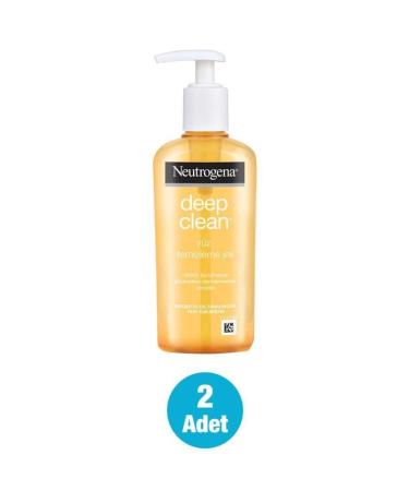 Neutrogena Deep Clean Facial Cleansing Gel 200 ml X2 - Buy Online on GoSupps.com