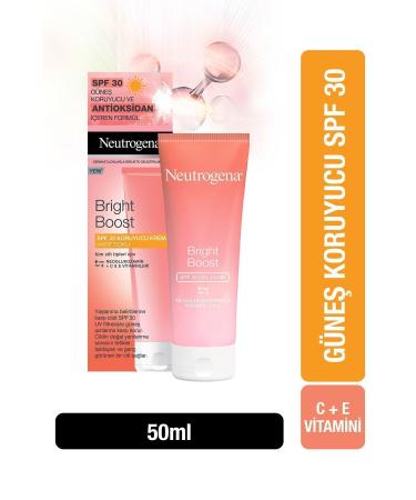 Neutrogena Bright Boost Spf 30 Protective Cream 50ml