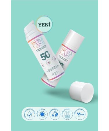 Minelacare Anti-Blemish and Anti-Aging Vitamin C Organic Mineral Filter Face Sun Cream Spf 50 70gr - Buy Online on GoSupps.com
