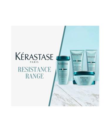 Kerastase Resistance Bain Force Architecte 1-2 Hair Savior for Chemically Treated Hair Pack of 4