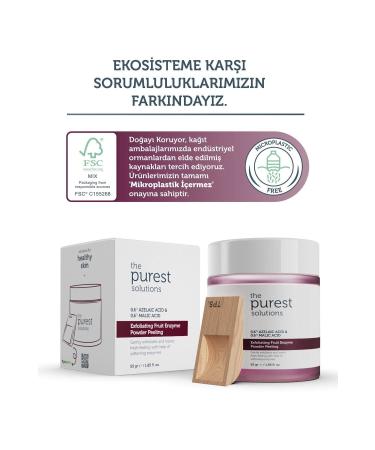 The Purest Solutions Purifying and Brightening Enzyme Peeling Powder Cleanser 55 gr (0.6% Azelaic Acid & Malic Acid) - Buy Online on GoSupps.com