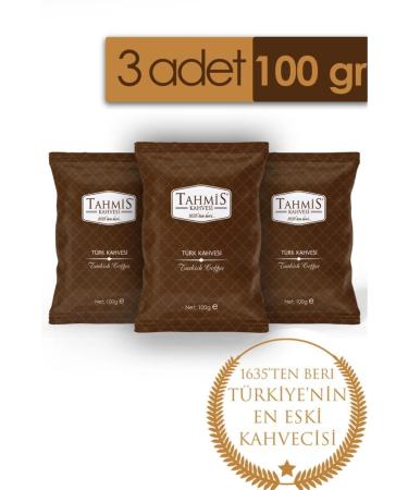 Tahmis Turkish Coffee 100 Gr 3 Pack Medium Roast