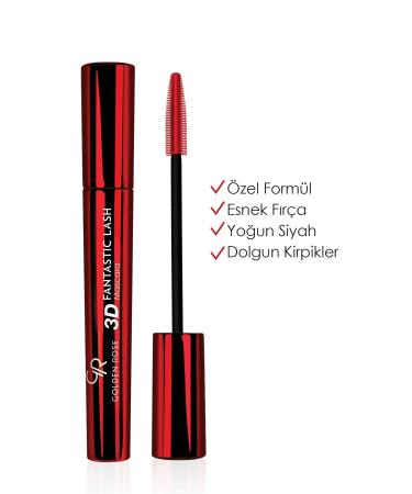 Golden Rose 3d Fantastic Lash Mascara Black - Volumizing Mascara - 8691190067496 - Buy Online on GoSupps.com