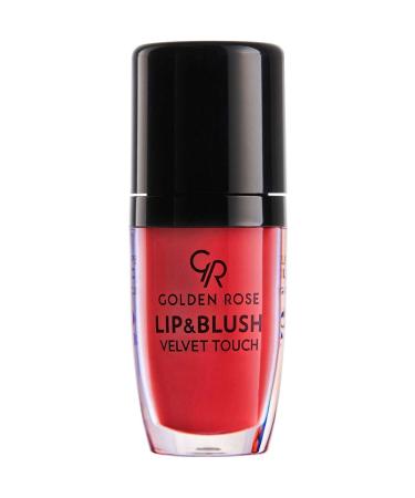 Golden Rose Lip & Blush Velvet Touch No: 06 Real Red - Lipstick & Blush - 8691190762063