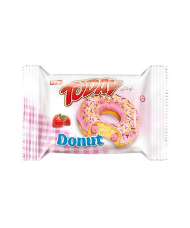 Elvan Today Donut Strawberry 35 gr 24 Pieces (1 Box) - Buy Online on GoSupps.com
