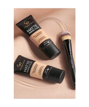 Golden Rose Matte Perfection Full Coverage Foundation No: Natural 06 - Matte Foundation - 8691190509576 - Buy Online on GoSupps.com