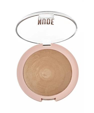 Golden Rose Nude Look Sheer Baked Powder - Nude Glow - Pearlescent Powder - 8691190967192