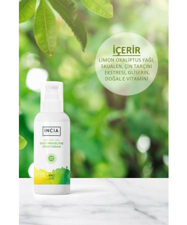 INCIA 0 Natural Protective Body Lotion Spray for Newborn Baby Child Lemon Eucalyptus Vegan 100 ml - Buy Online on GoSupps.com