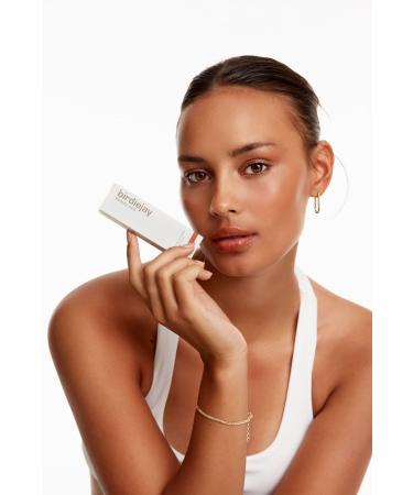 Birdiejay Peptide Lip Balm | Shine Moisturizer Lip Care 15 ml | Light Brown - Buy Online on GoSupps.com