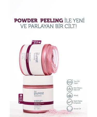 The Purest Solutions Purifying and Brightening Enzyme Peeling Powder Cleanser 55 gr (0.6% Azelaic Acid & Malic Acid) - Buy Online on GoSupps.com