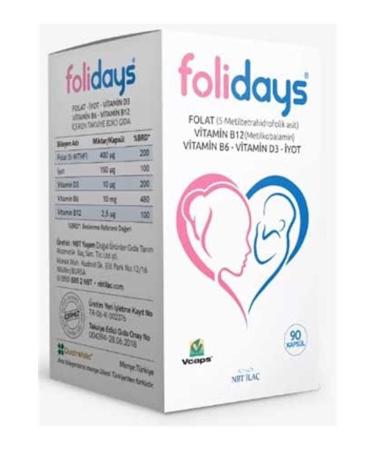 Folidays Nbt Life 90 Capsules