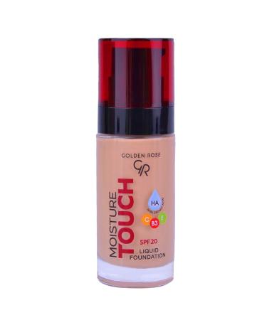 Golden Rose Moisture Touch Liquid Foundation Spf20 No: 104 Moisturizing Foundation - 8691190533694 - Buy Online on GoSupps.com