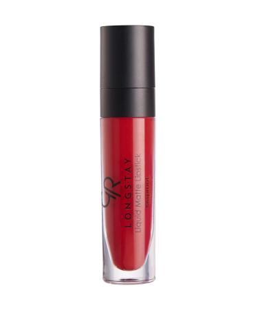 Golden Rose Longstay Liquid Matte Lipstick No: 09 Flag Red - Liquid Matte Lipstick - 8691190856090