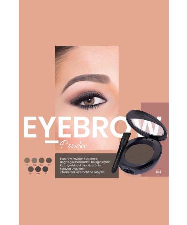 Golden Rose Eyebrow Powder No: 105 Medium Brown - Eyebrow Shadow - 8691190445058 - Buy Online on GoSupps.com