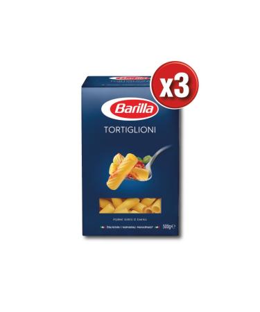 Barilla Tortiglioni (thick Cut) Pasta 500 GX 3 Pieces - Buy Online on GoSupps.com