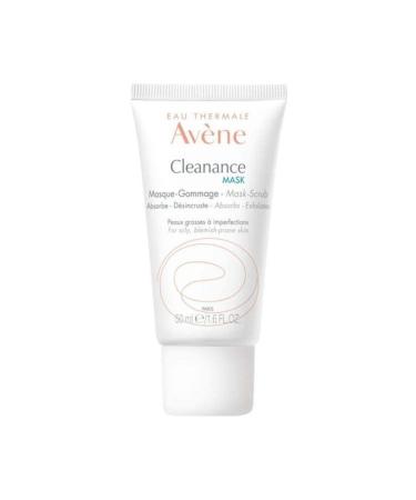 Avene OIL AND SEBUM ACCUMULATION CLEANING AND PURIFYING PEELING EFFECT CLAY MASK 50 ML