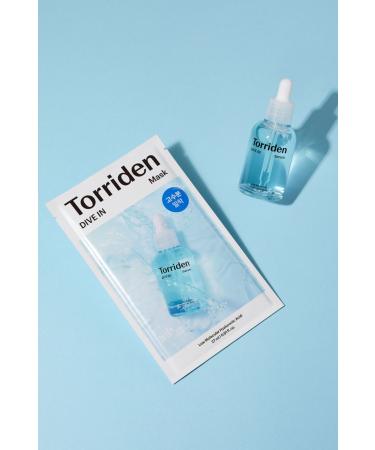 Torriden Dive-in Low Molecular Hyaluronic Acid Mask Pack (KORENDY) Hyaluronic Acid Moisture Bomb Mask 27ml - Buy Online on GoSupps.com
