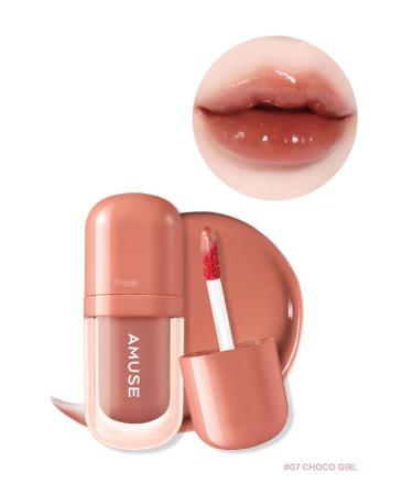 Amuse Baby Tint (KORENDY) Fruit Extract Plumping and Nourishing Oil Tint 3.8gr #07 Choco Girl