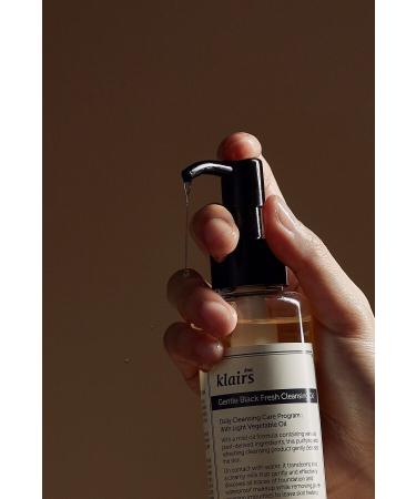 Dear Klairs Gentle Black Fresh Cleansing Oil (KORENDY) Make-Up Remover Gentle Oil 150ml - Buy Online on GoSupps.com