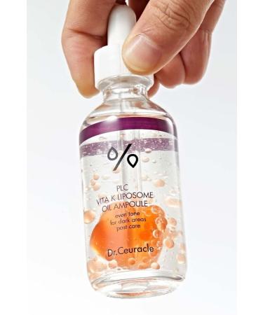 Dr.Ceuracle Plc Vita K Liposome Oil Ampoule (KORENDY) Tone Equalizing Brightening Vitamin K Ampoule 50ml - Buy Online on GoSupps.com
