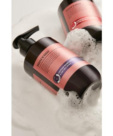 Moremo Caffeine Biome Shampoo Oily (FOR OILY HAIR) (KORENDY) Strengthening Shampoo 500ml - Buy Online on GoSupps.com